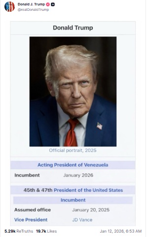 US President Donald Trump 